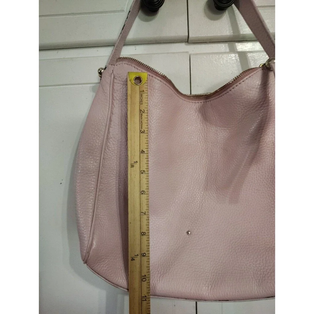 Kate Spade Light Pink Pebbled Leather Hobo Bag Shoulder FLAWS